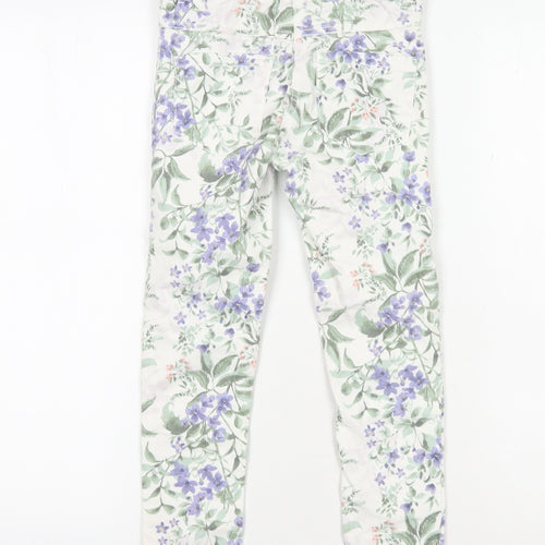 Next Girls Multicoloured Floral Jeggings 7 Years Slim Fit