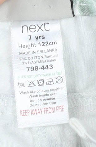 Next Girls Multicoloured Floral Jeggings 7 Years Slim Fit