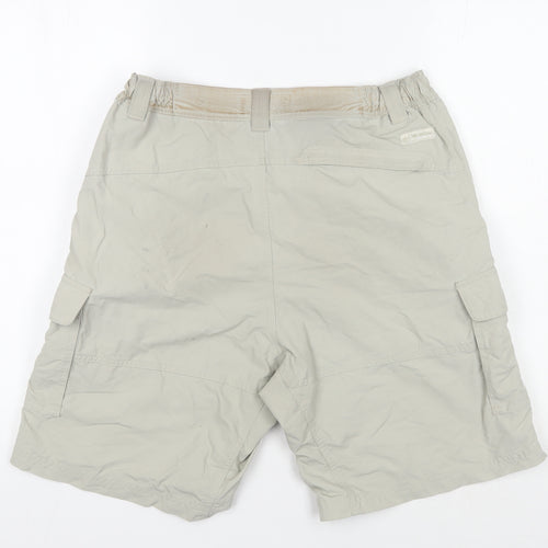 Columbia Men's Beige Cargo Shorts, Medium, Casual Outdoor