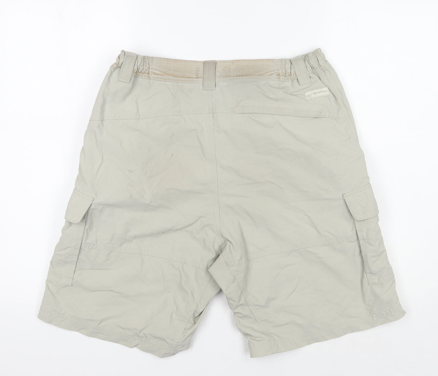 Columbia Men's Beige Cargo Shorts, Medium, Casual Outdoor