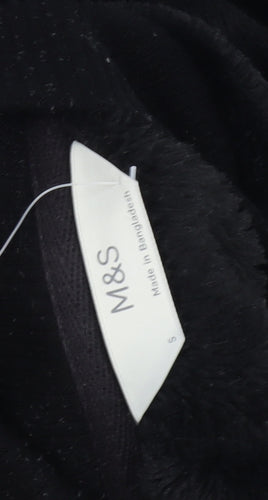 Marks and Spencer Women's Black Mid-Length Jacket