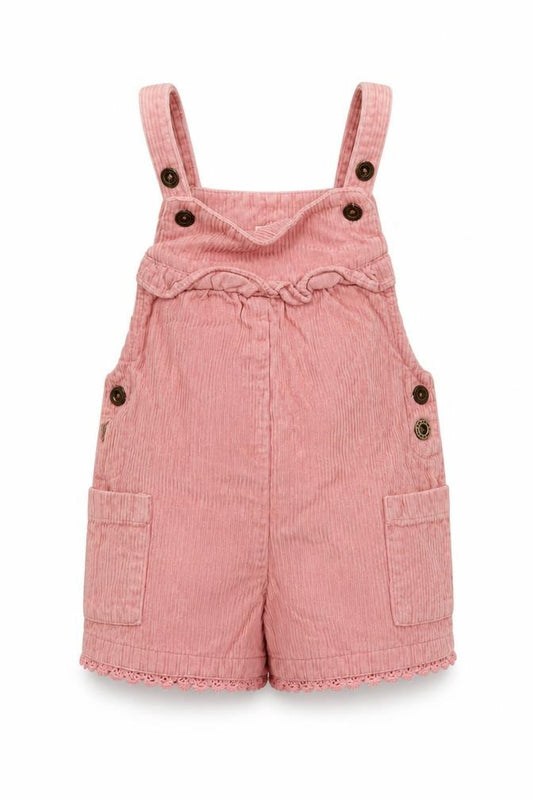 Mantaray Pink Corduroy Dungaree 12-18 Months Unisex
