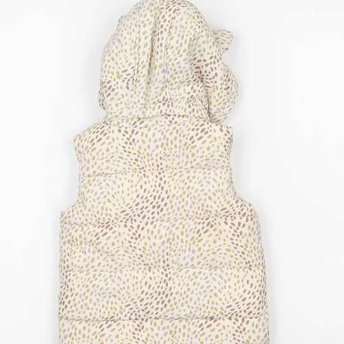H&M Girls' Multicoloured Puffer Jacket, 12-18M