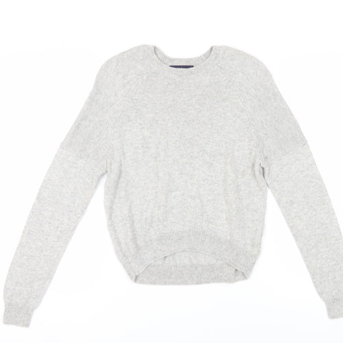 Marks and Spencer Women's Grey Knit Pullover Jumper Size 8