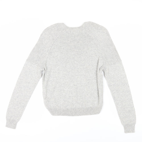 Marks and Spencer Women's Grey Knit Pullover Jumper Size 8
