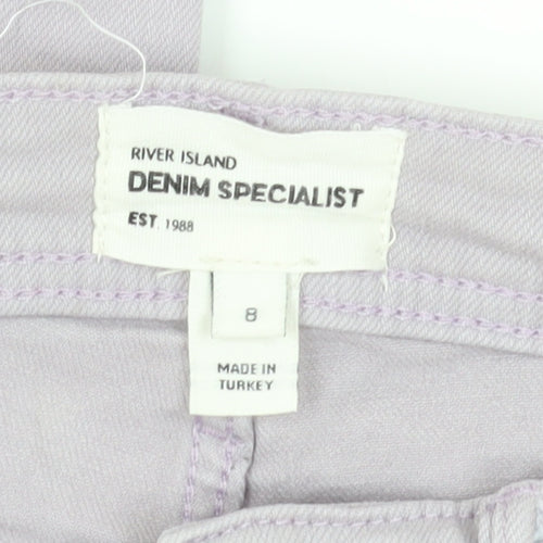 River Island Women's Grey Skinny Jeans Size 8