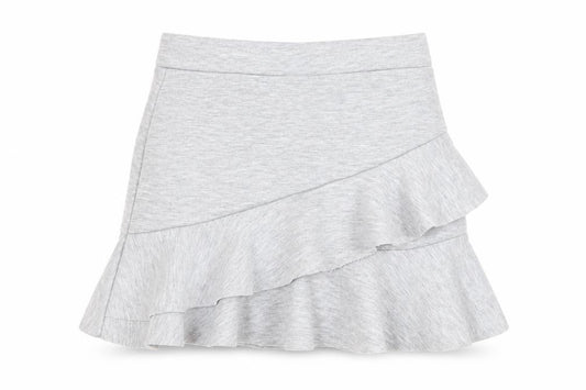 Marks & Spencer Girls Grey Ruffle Skirt 7-8 Years
