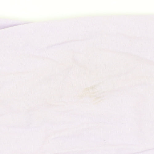 H&M Girls Lilac Cargo Trousers, Size 9, Cotton, Elastic Waist