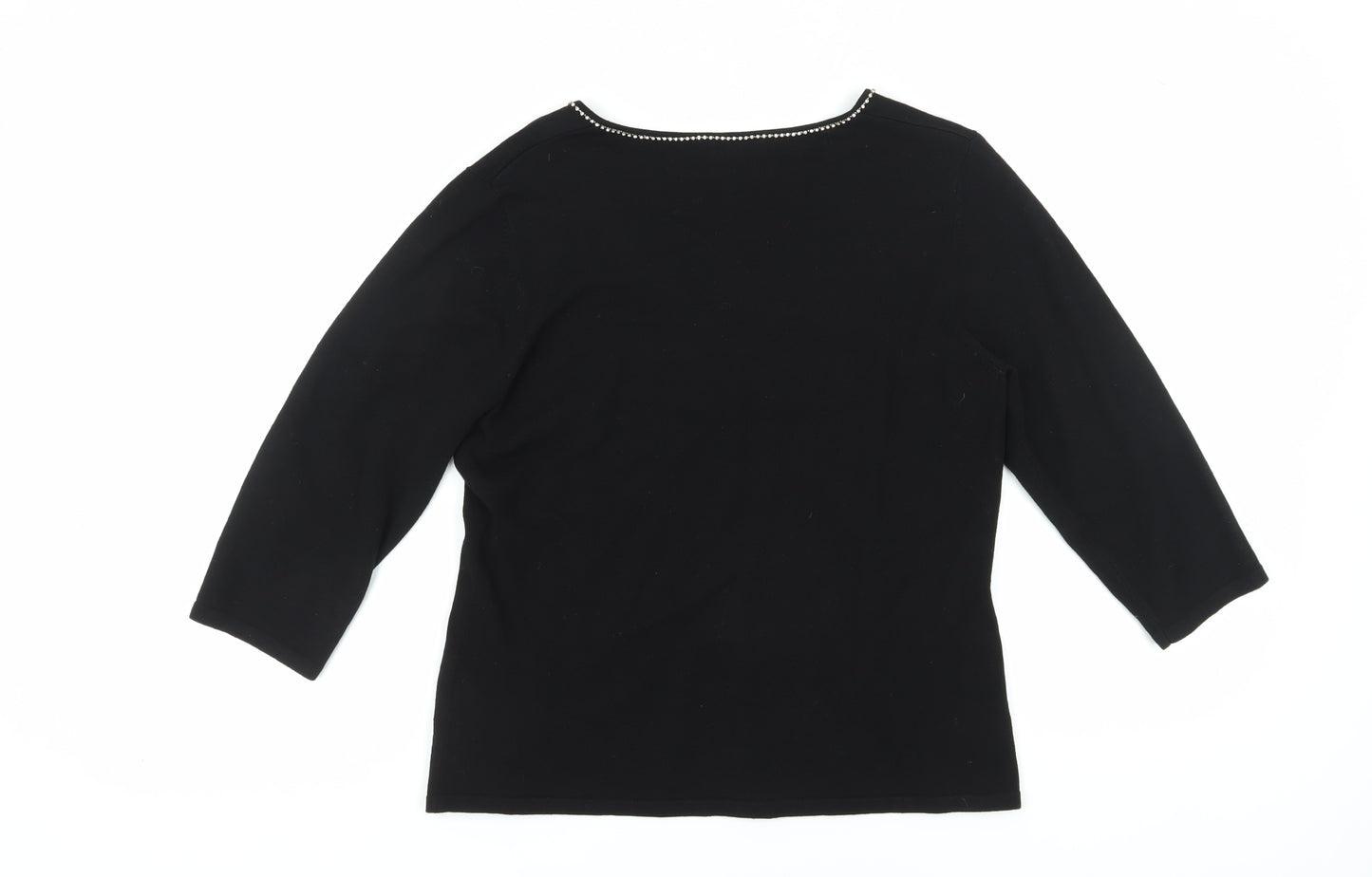 Joanna Hope Women's Black Pullover Jumper Size 14