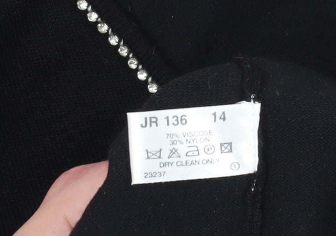 Joanna Hope Women's Black Pullover Jumper Size 14