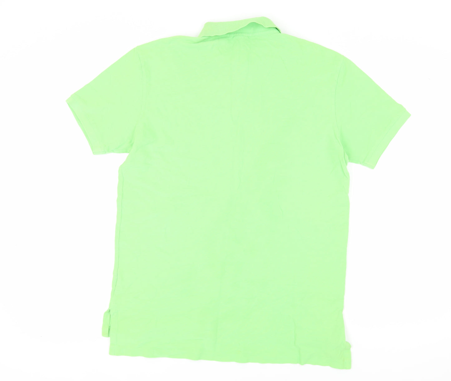 Ralph Lauren Men's Polo Green L Short Sleeve Classic