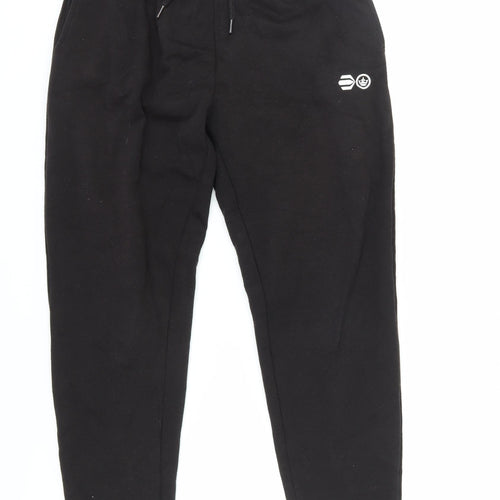 Crosshatch Men's Black Jogger Trousers Medium