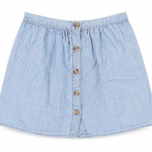 H&M Girls Blue Denim A-Line Skirt, Age 9