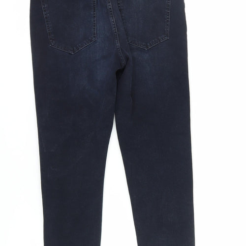 Marks and Spencer Women's Blue Size 12 Straight Jeans