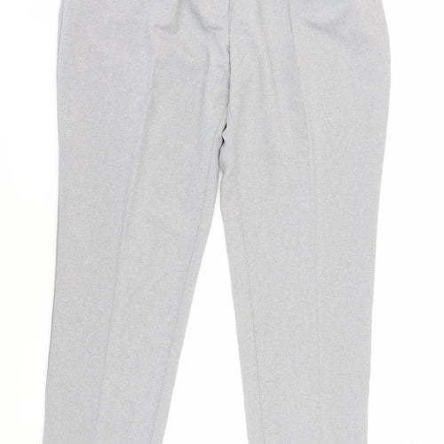 Damart Women's Grey Pleated Trousers Size 16