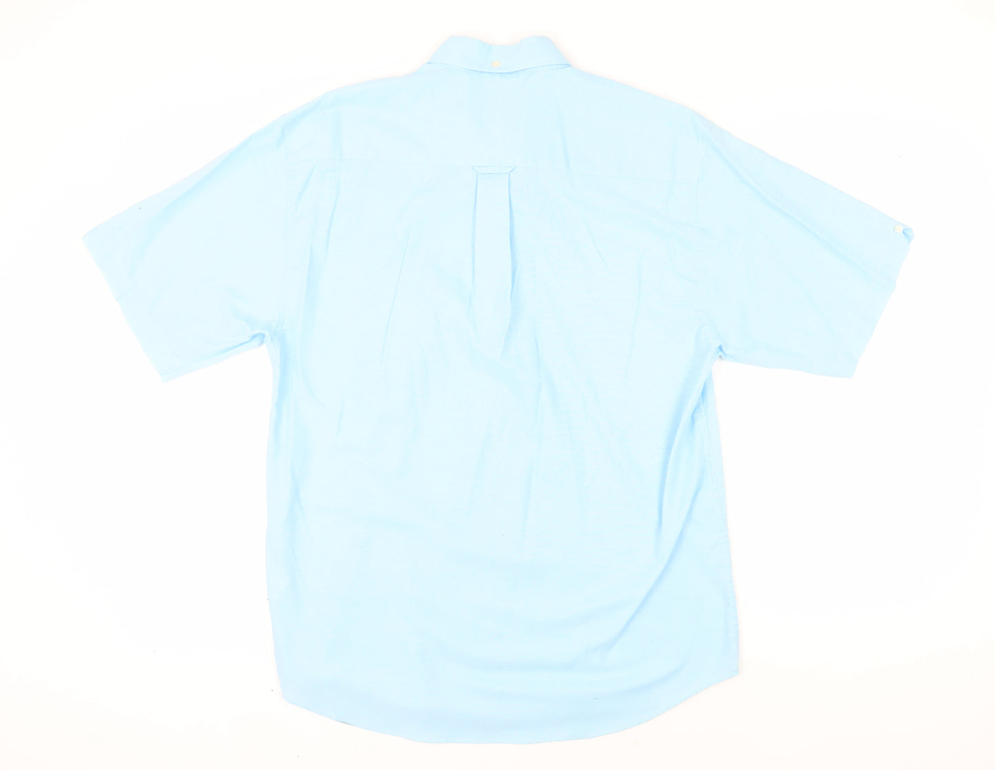 Ben Sherman Men's Blue Short Sleeve Shirt - Medium