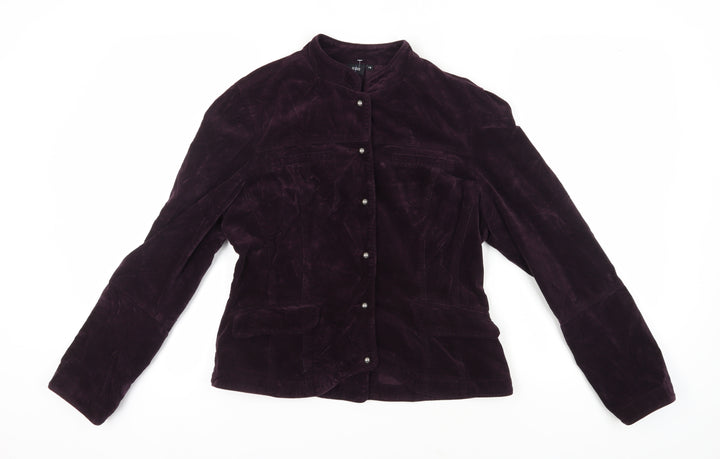 Jasper Conran Women's Purple Cotton Jacket Size 16