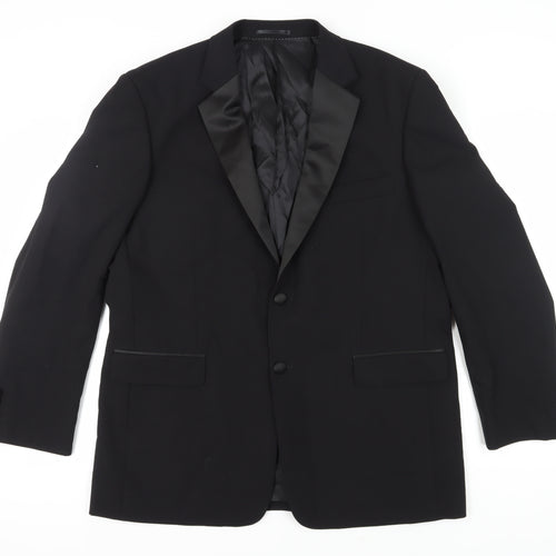 Moss Bros Men's Black Tuxedo Jacket 44R Formal