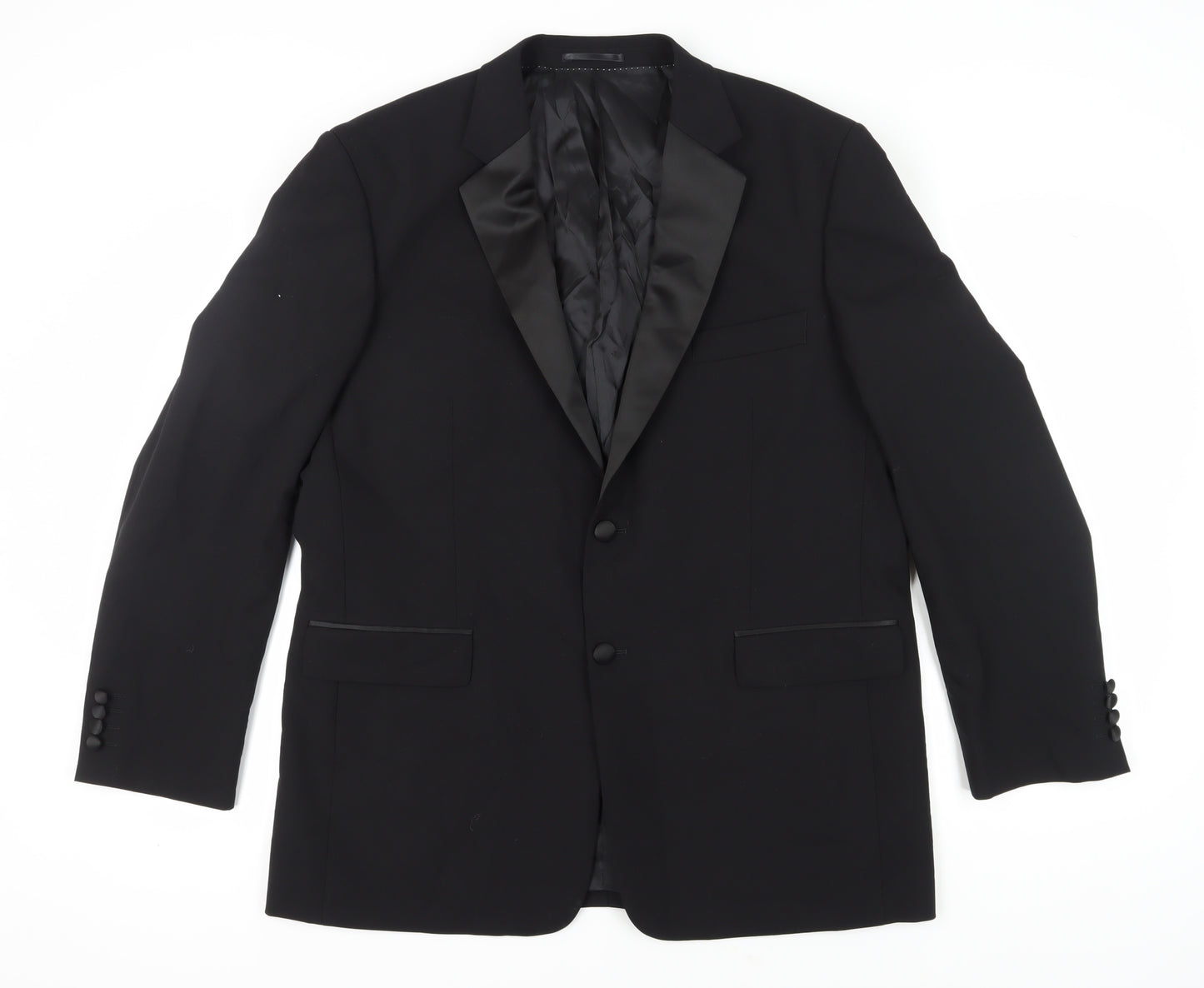 Moss Bros Men's Black Tuxedo Jacket 44R Formal