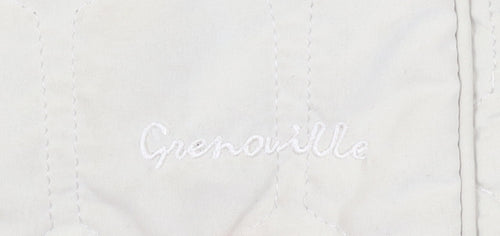 Grenouille Women's Beige Quilted Sleeveless Waistcoat Size 10