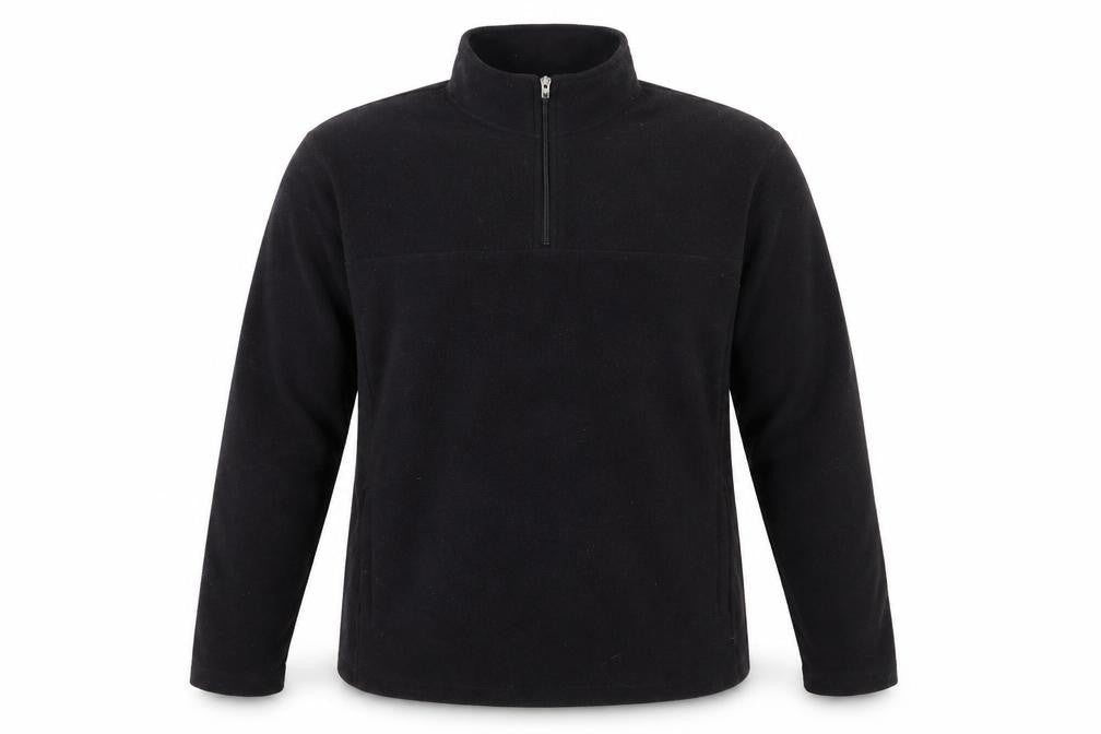 Front view of Croft & Barrow Men's Black Pullover Sweatshirt L