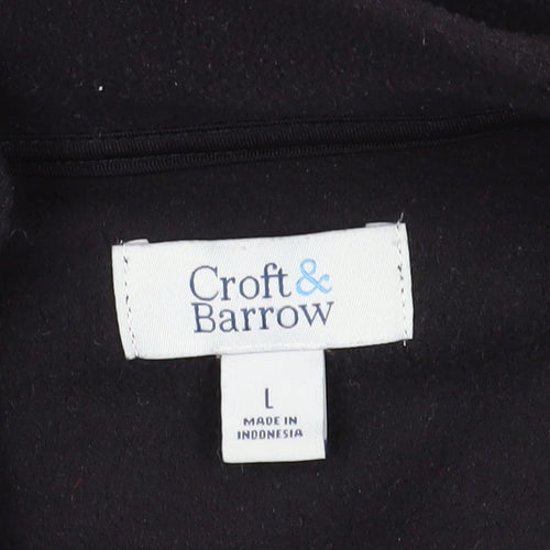 Croft & Barrow Men's Black Pullover Sweatshirt L