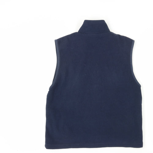 Wilson Unisex Blue Fleece Waistcoat, Size L, Casual Sports Style