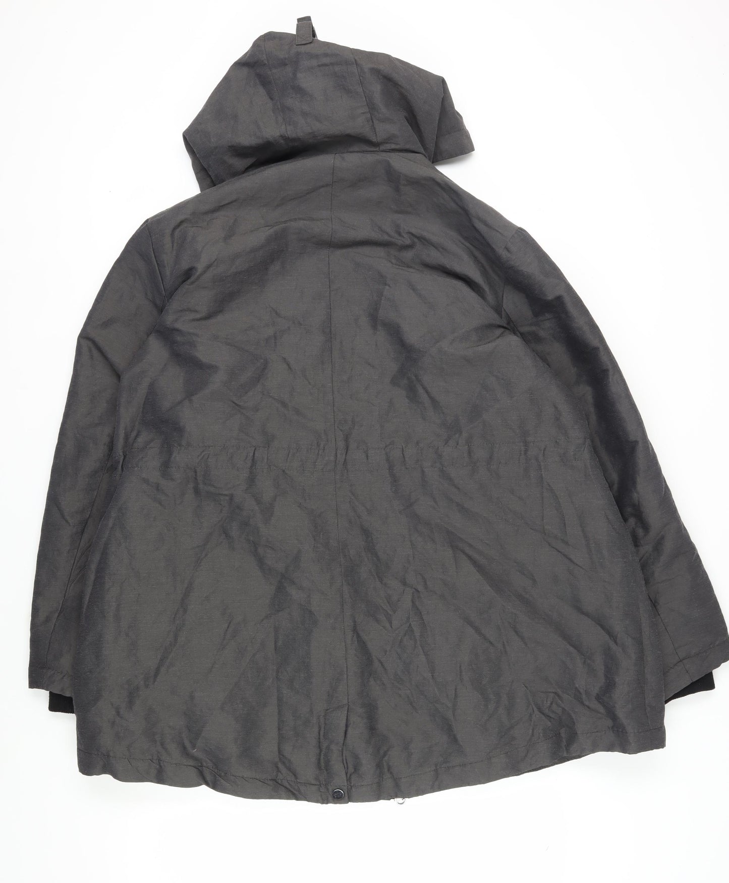 Marks and Spencer Women's Grey Parka Coat Size 24