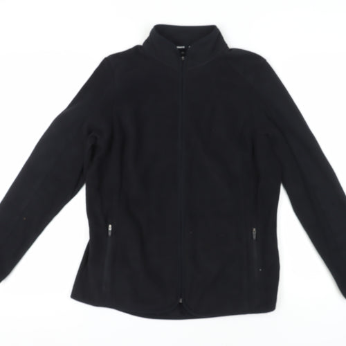 Marks and Spencer Women's Black Fleece Jacket Size 14