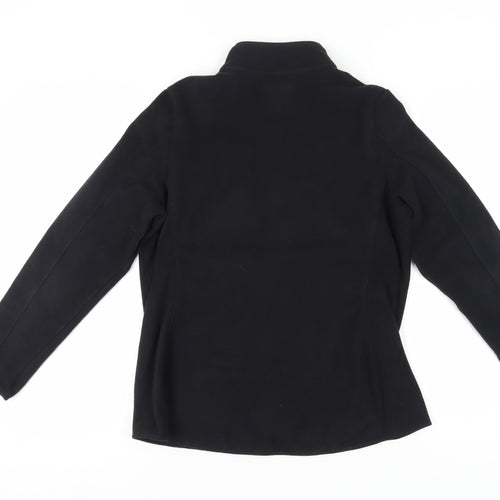 Marks and Spencer Women's Black Fleece Jacket Size 14