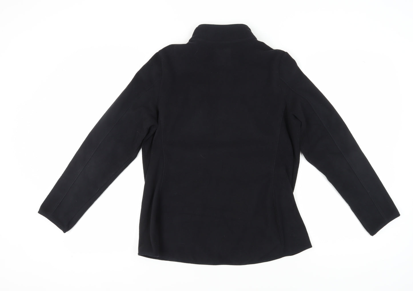 Marks and Spencer Women's Black Fleece Jacket Size 14