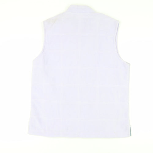 Tulchan Women's White Embroidered Waistcoat M