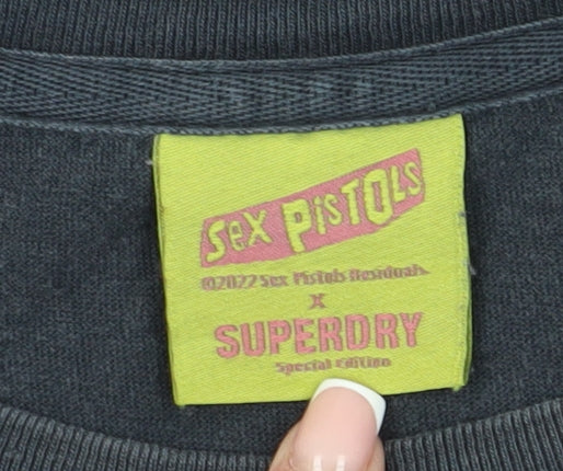 Superdry Men's Black L Sex Pistols Limited Edition T-Shirt