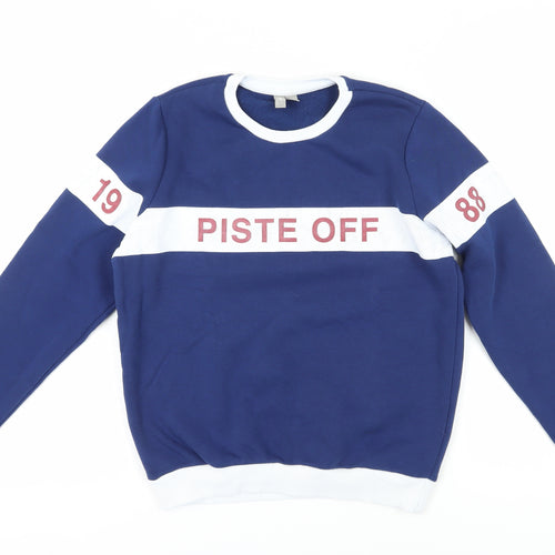 ASOS Blue Women's Sweatshirt Size 8 Pullover Casual
