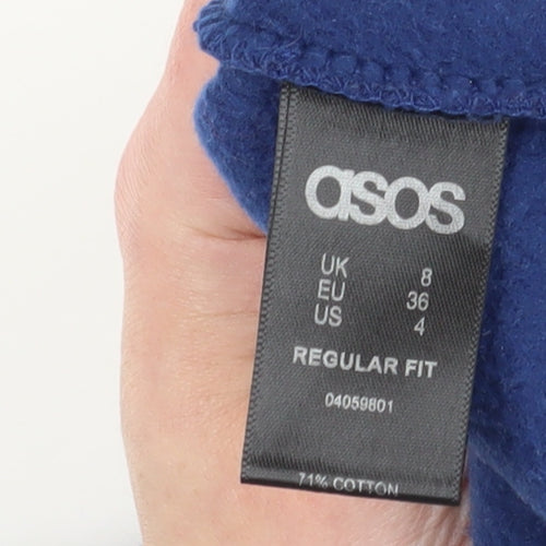 ASOS Blue Women's Sweatshirt Size 8 Pullover Casual