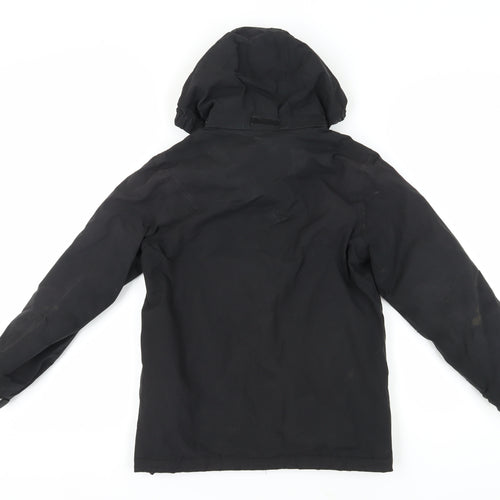 Regatta Boys Black Hooded Winter Jacket 11-12 Years