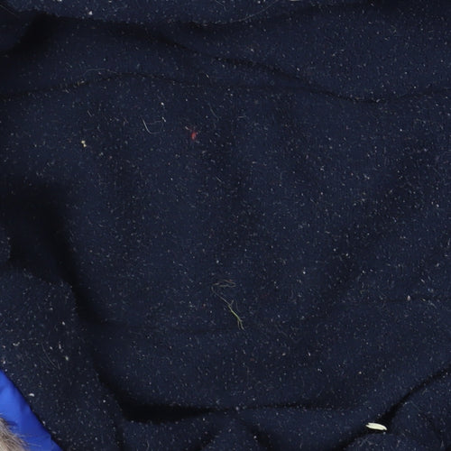 Next Unisex Blue Snowsuit 18-24 Months with Hooded Puffer Style