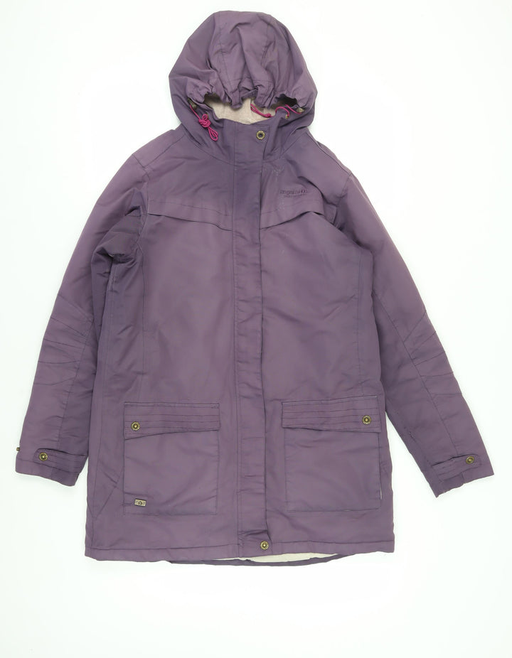 Regatta Women's Purple Mid-Length Parka Jacket Size 12