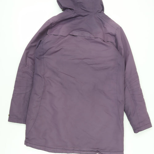 Regatta Women's Purple Mid-Length Parka Jacket Size 12