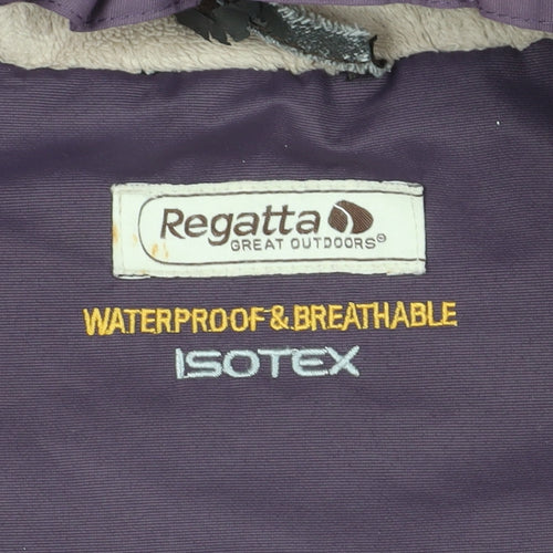 Regatta Women's Purple Mid-Length Parka Jacket Size 12