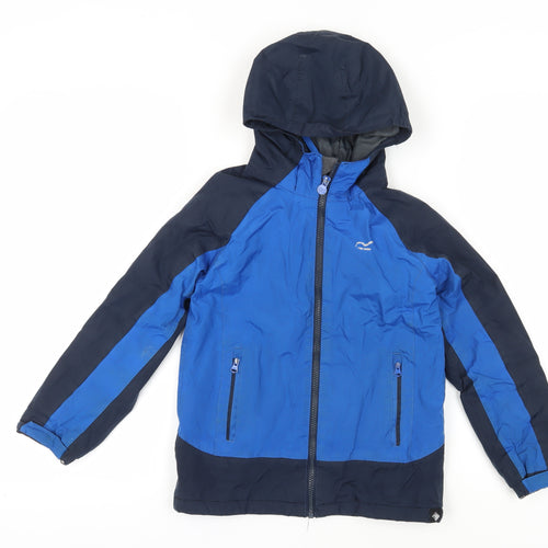 Regatta Boys Blue Parka Jacket 7 Years Winter Hooded