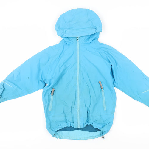 Sprayway Boys Blue Hooded Parka Jacket 6-7 Years