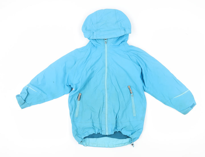 Sprayway Boys Blue Hooded Parka Jacket 6-7 Years