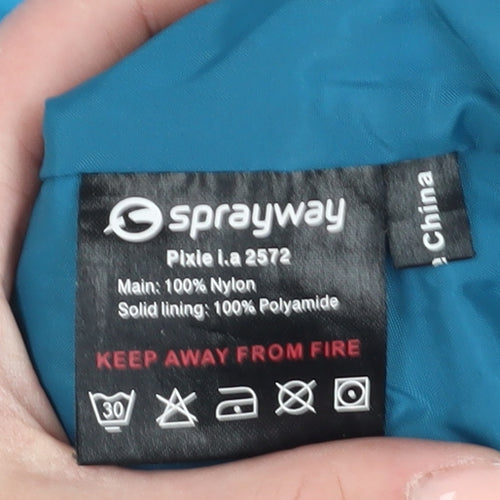 Sprayway Boys Blue Hooded Parka Jacket 6-7 Years