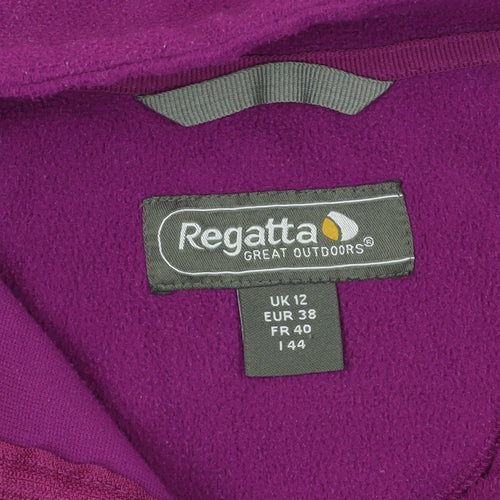 Regatta Women's Purple Fleece Pullover Sweatshirt Size 12