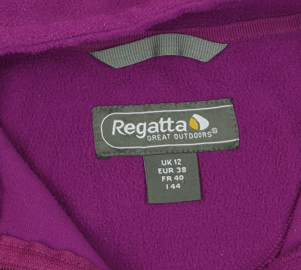 Regatta Women's Purple Fleece Pullover Sweatshirt Size 12