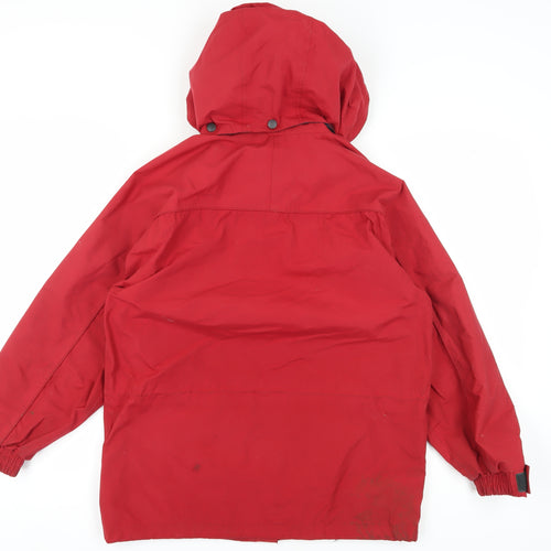 Outdoor Sportswear Women's Red Parka Jacket Size 12