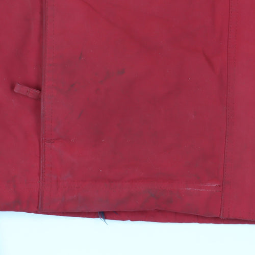Outdoor Sportswear Women's Red Parka Jacket Size 12