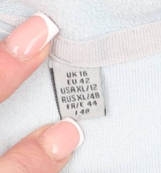 Regatta Women's Blue Fleece Pullover Size 16