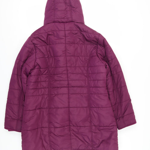 Cotton Traders Women's Red Puffer Jacket Coat Size 16